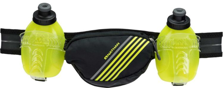 Nathan TrailSpeed Plus Hydration Water Bottle Waist Pack - Black - BLACK